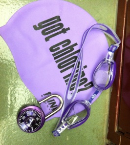 purple swimmer