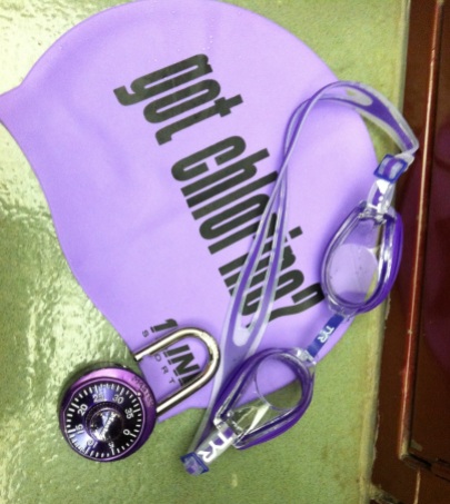 purple swimmer