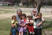 Ray and Vicki with great-grandchildren
