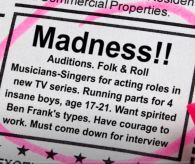 Ad for Monkees audition